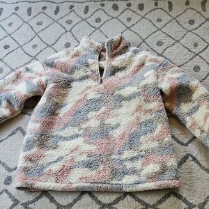 Pink Lily Multicolor Teddy Jacket